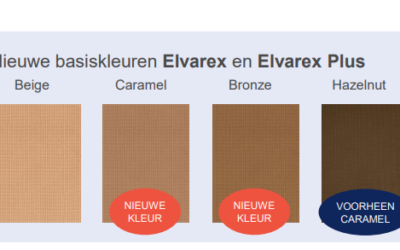 Wijziging kleuren Elvarex armkousen
